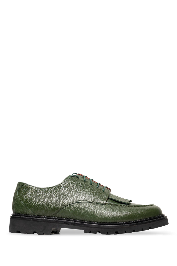 Mens Shoe Size 10 Aime Leon Dore Men's Pebbled Leather Lug Sole Derby Shoes