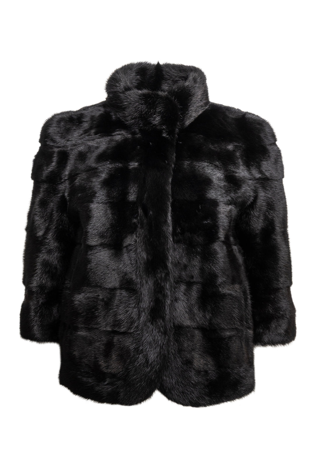 Inshan Size L Fur Skin Short Sleeve Jacket
