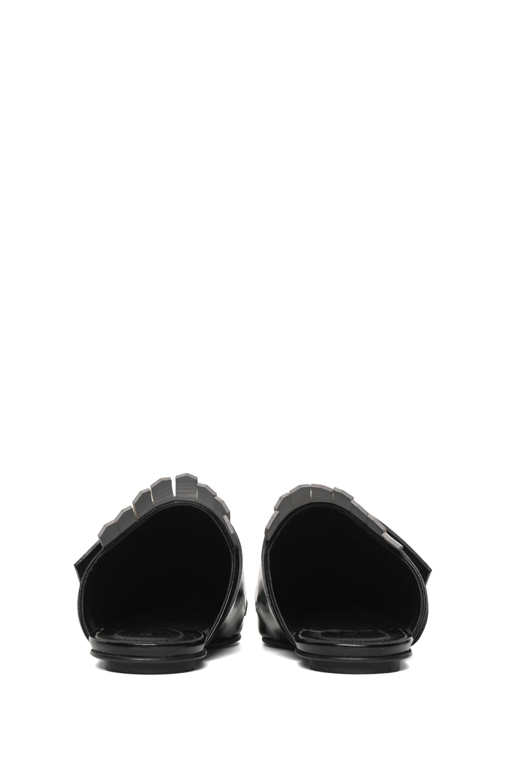 Marni Size 36.5 Fringe Leather Oxford Mules