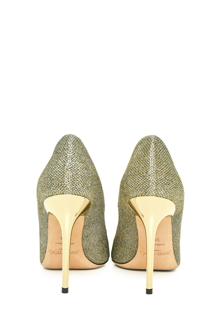 Jimmy Choo Size 39.5 Abel Glitter Pumps