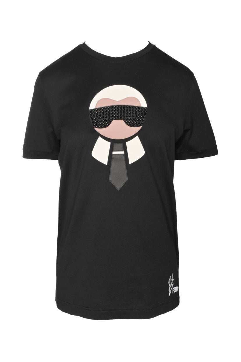 Fendi Size 38 Men's Karl Lover Graphic T-shirt