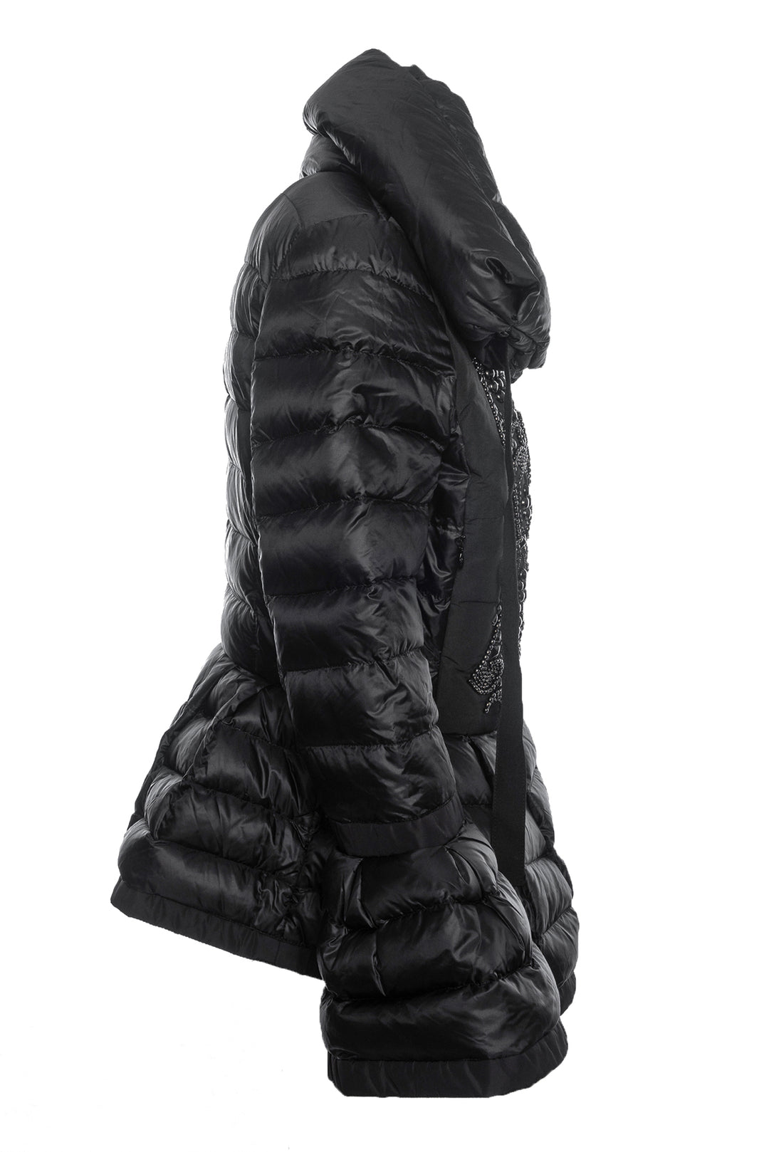 Moncler Size 3 Marchand Giubbotto Beaded Down Jacket