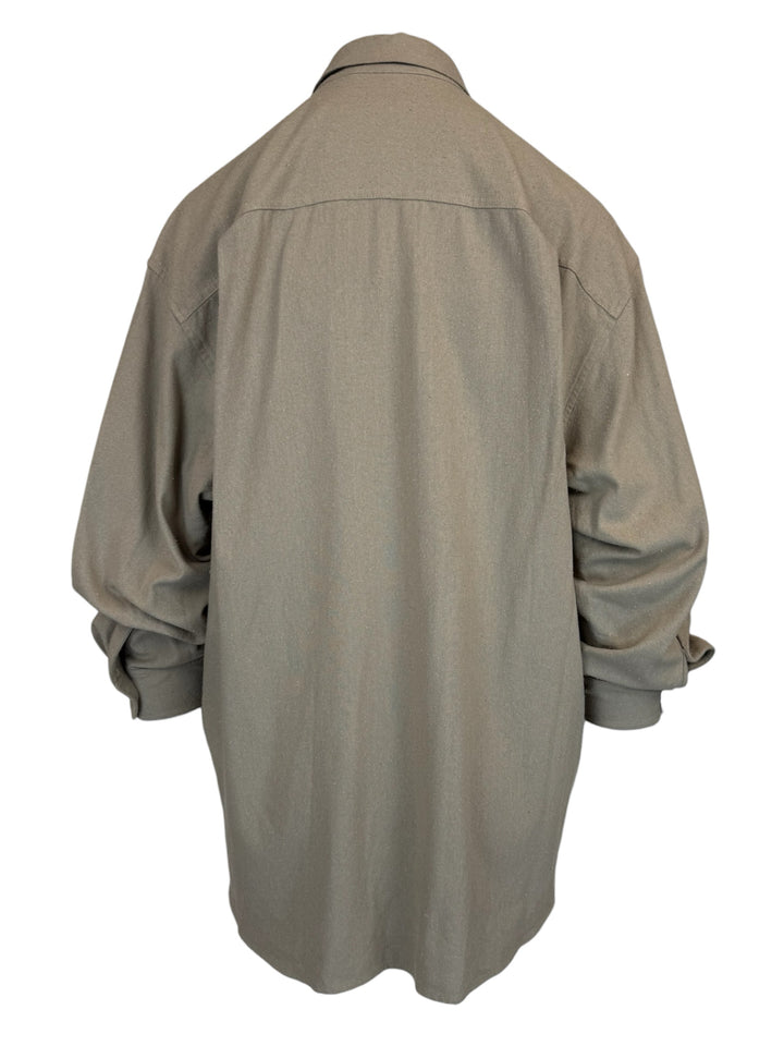 Jenni Kayne Size S Textured Silk Oversize Shirt