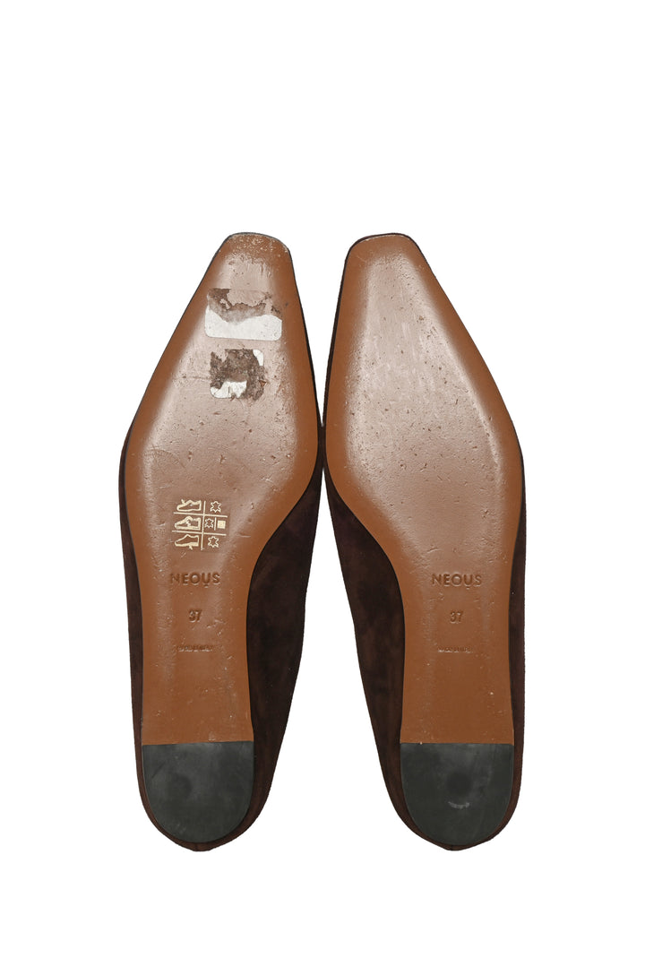 Neous Size 37 Alba Suede Flat Mules
