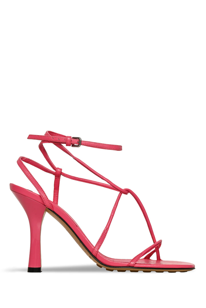 Bottega Veneta Size 36.5 'Barely There' Strappy Leather Sandals