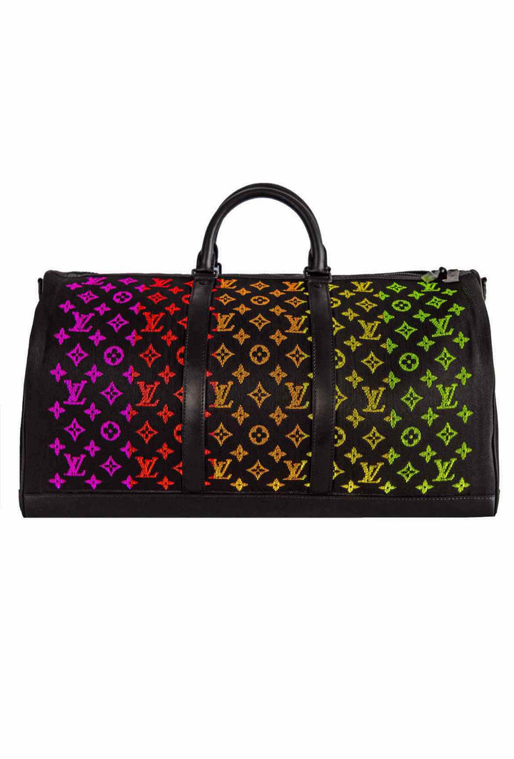 Louis Vuitton Monogram Light Up Keepall Bandouliere 50 Duffle Bag