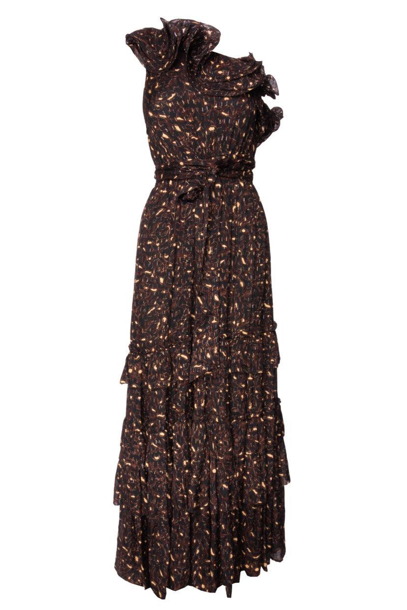 Ulla Johnson Size 6 Silk Maxi Dress