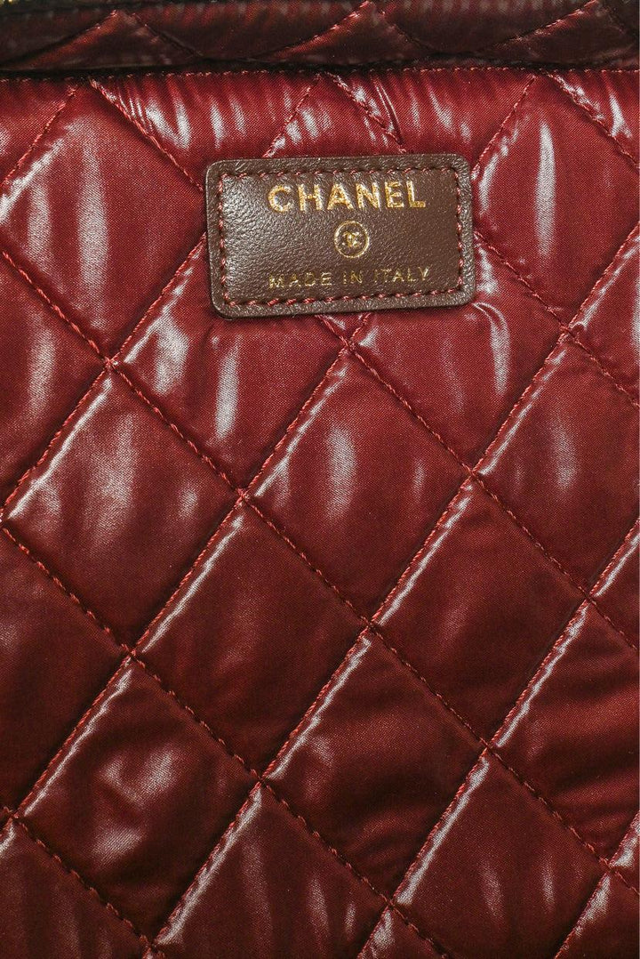 Chanel 2017-2018 Quilted Lambskin Trendy Top Handle Vanity Pouch