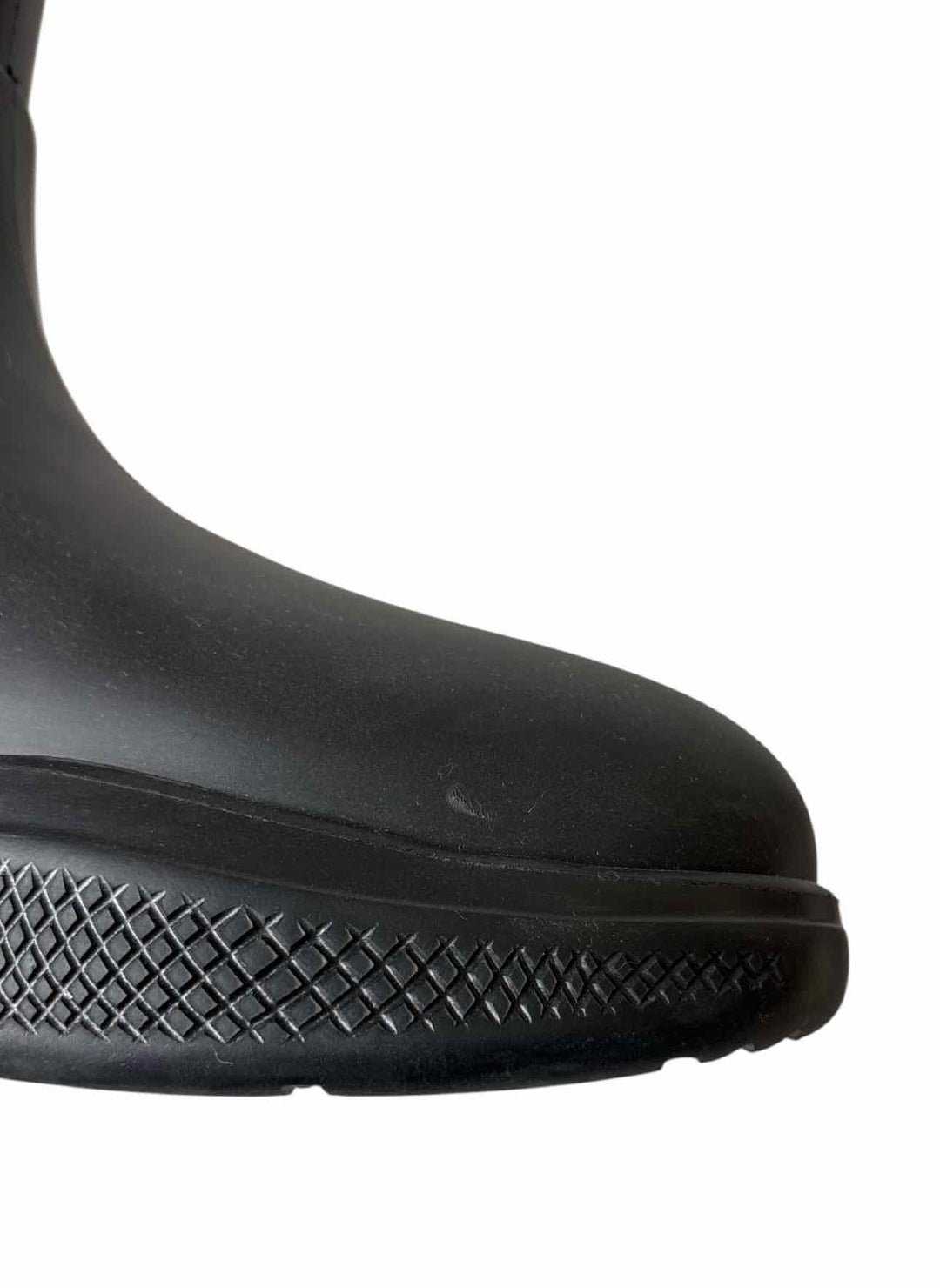 Prada Size 38 Mellow Rubber Ankle Boots