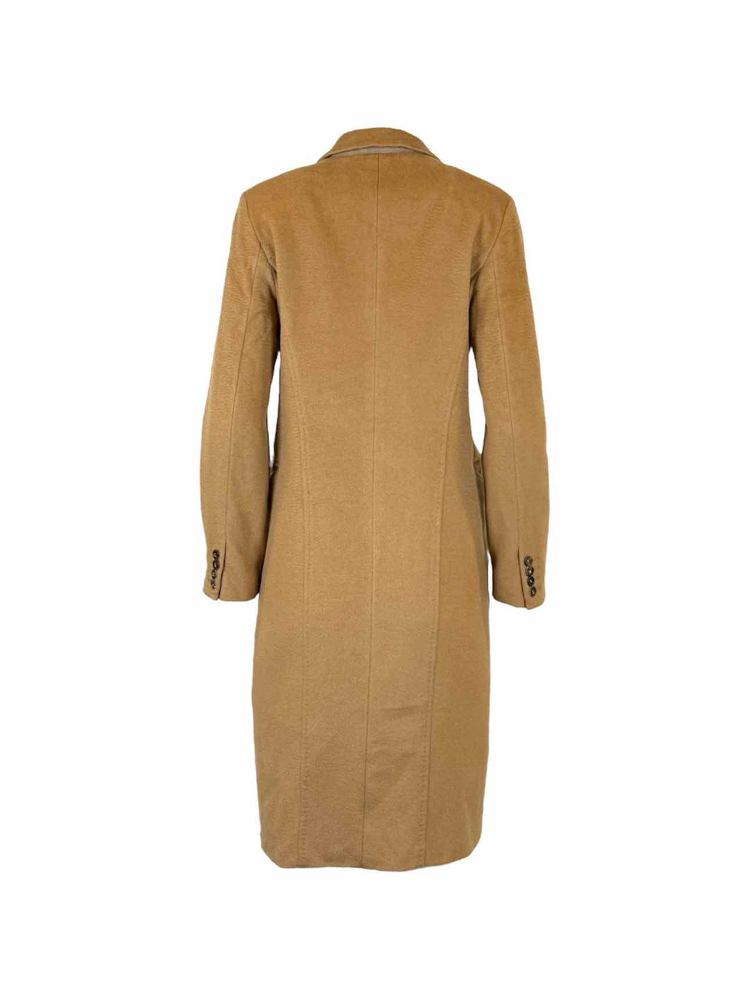 Max Mara Size 6 Camel Hair Midi Coat