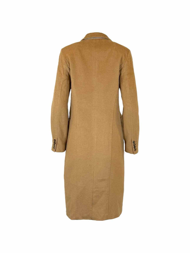 Max Mara Size 6 Camel Hair Midi Coat