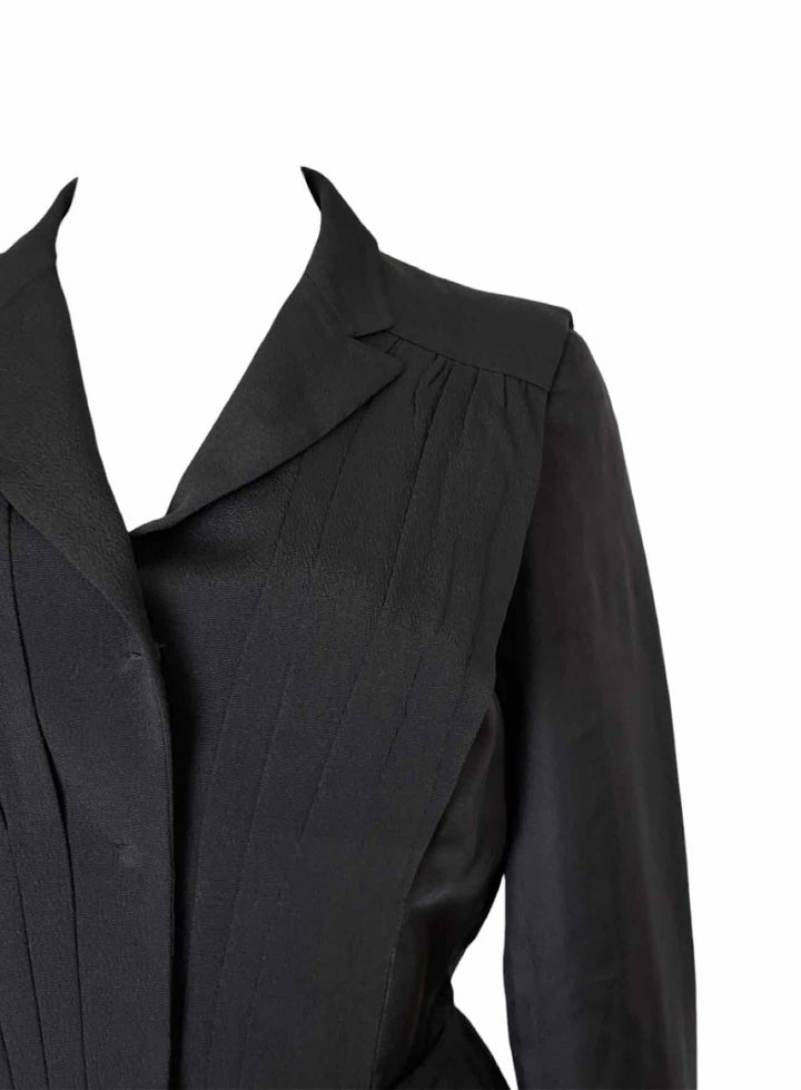 Prada Size 44 Vintage Silk Blend Blazer
