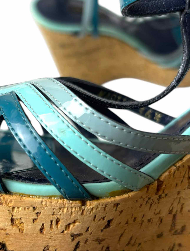 Louis Vuitton Size 36.5 Summertime Cork Wedge Sandals