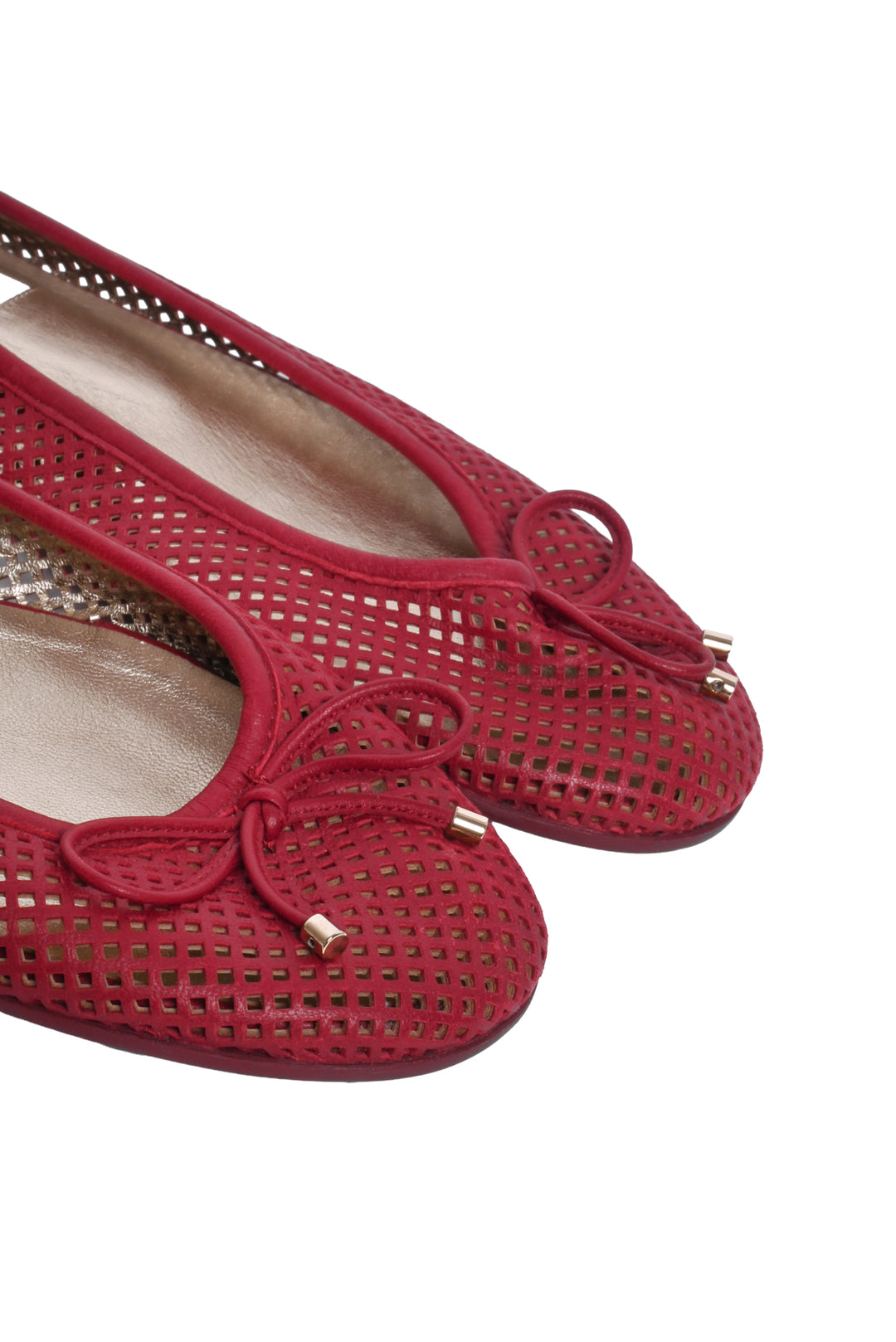Jimmy Choo Size 36.5 Lasercut Leather Ballet Flats