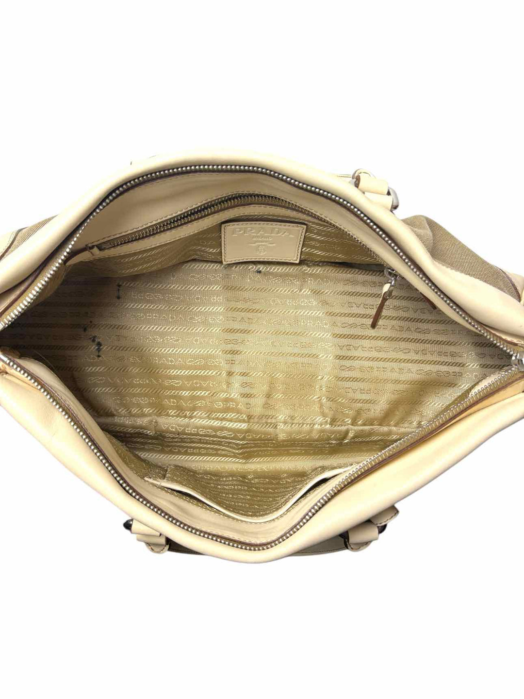 Prada Jacquard Canapa Logo  Purse