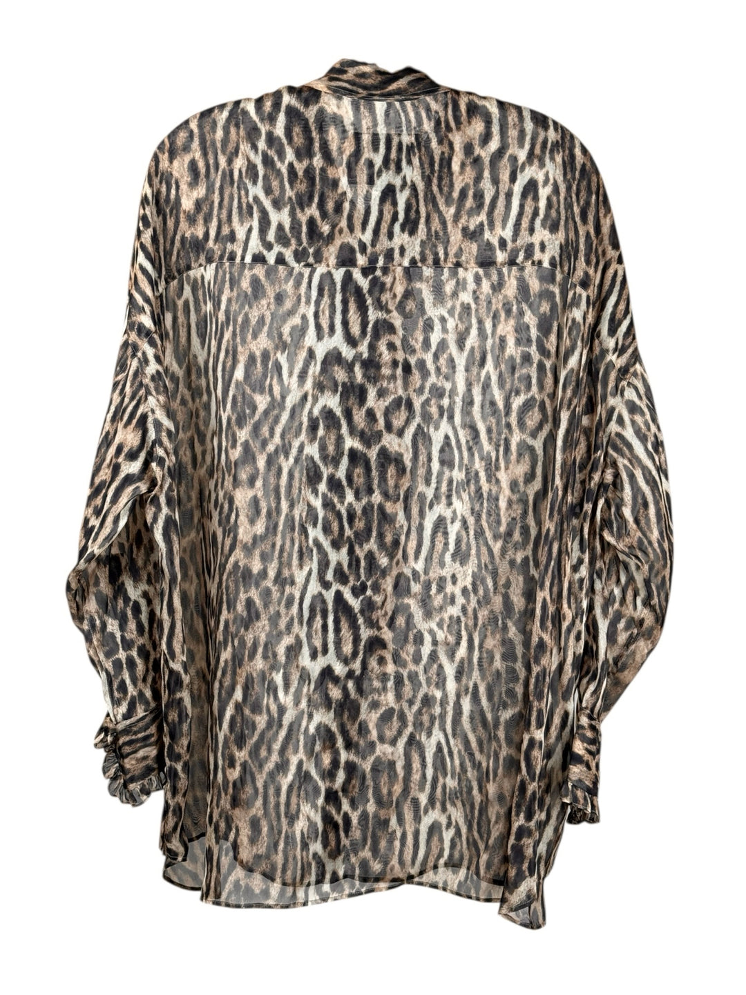 R13 Size XS Drop Neck Tuxedo Blouse