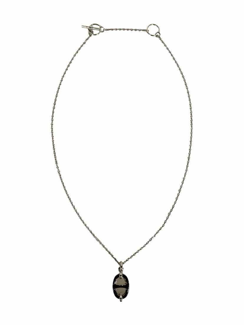 Hermes Mini Maillon Pendant Necklace