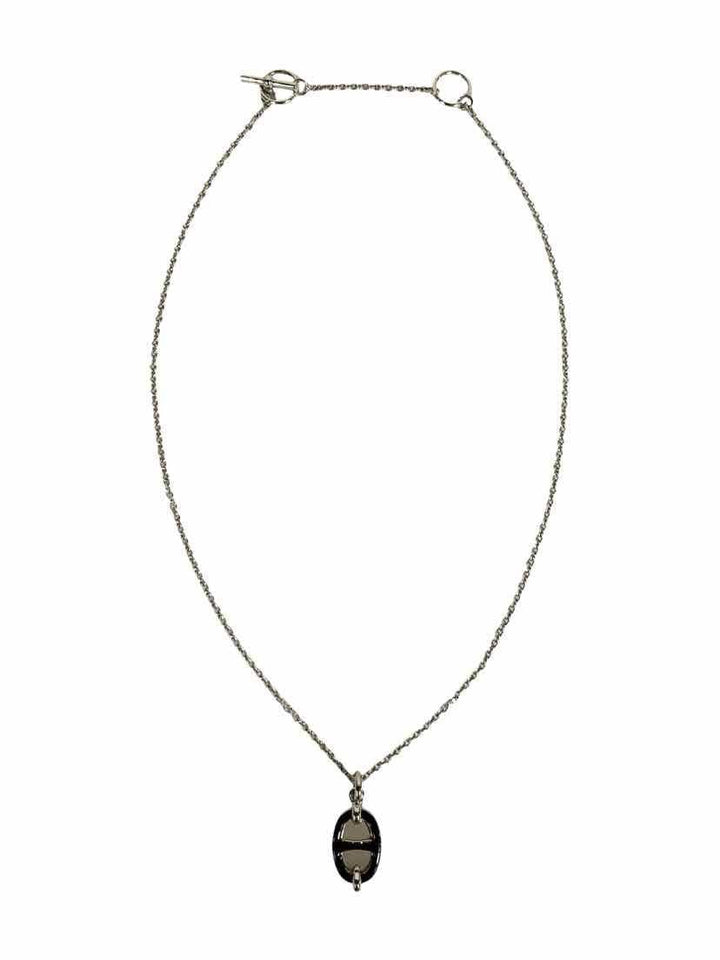 Hermes Mini Maillon Pendant Necklace