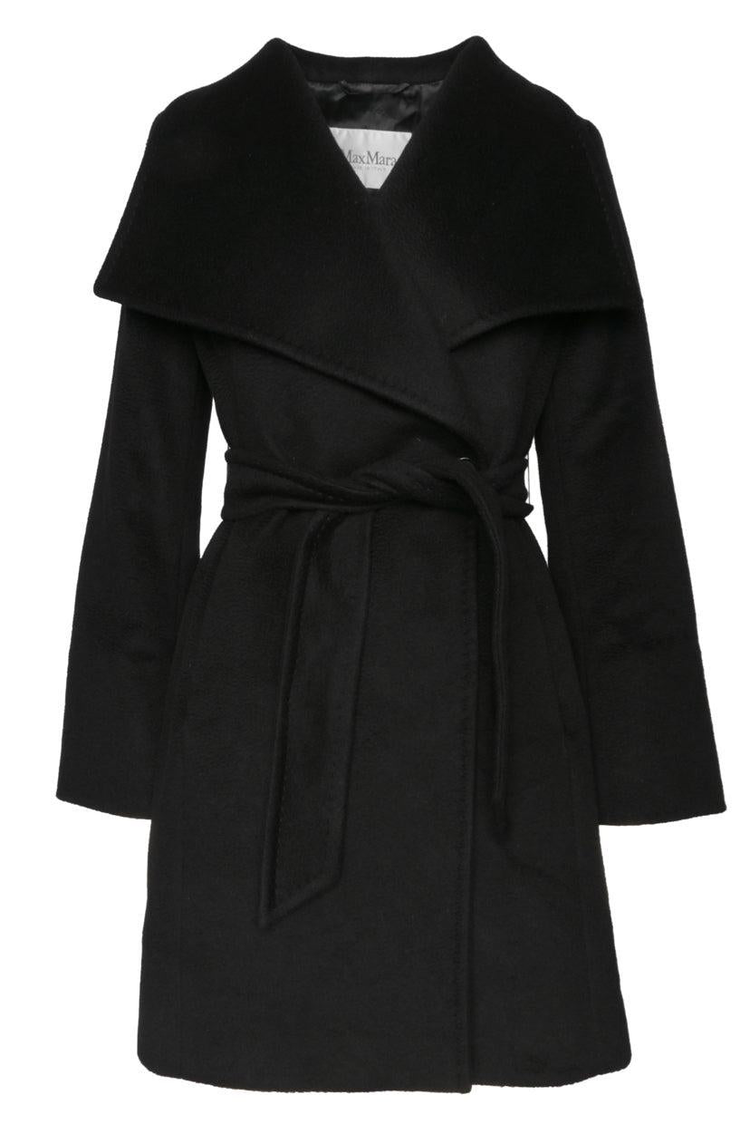 Max Mara Size 4 Belted Cashmere Coat