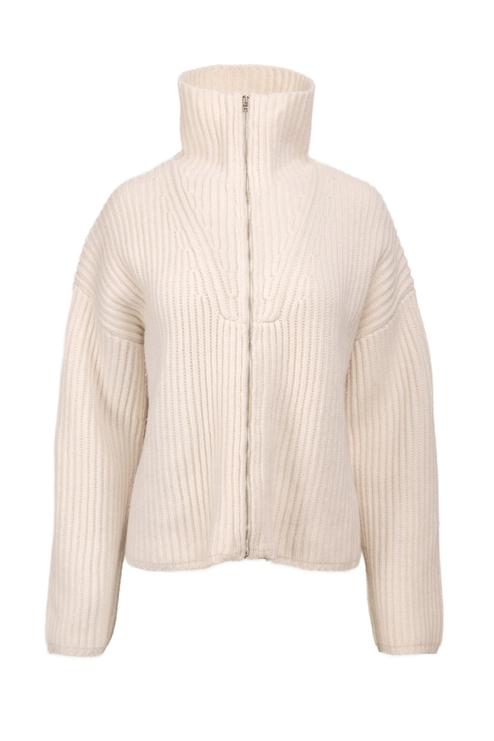 Joseph Size S Zip-Up Wool Cardigan