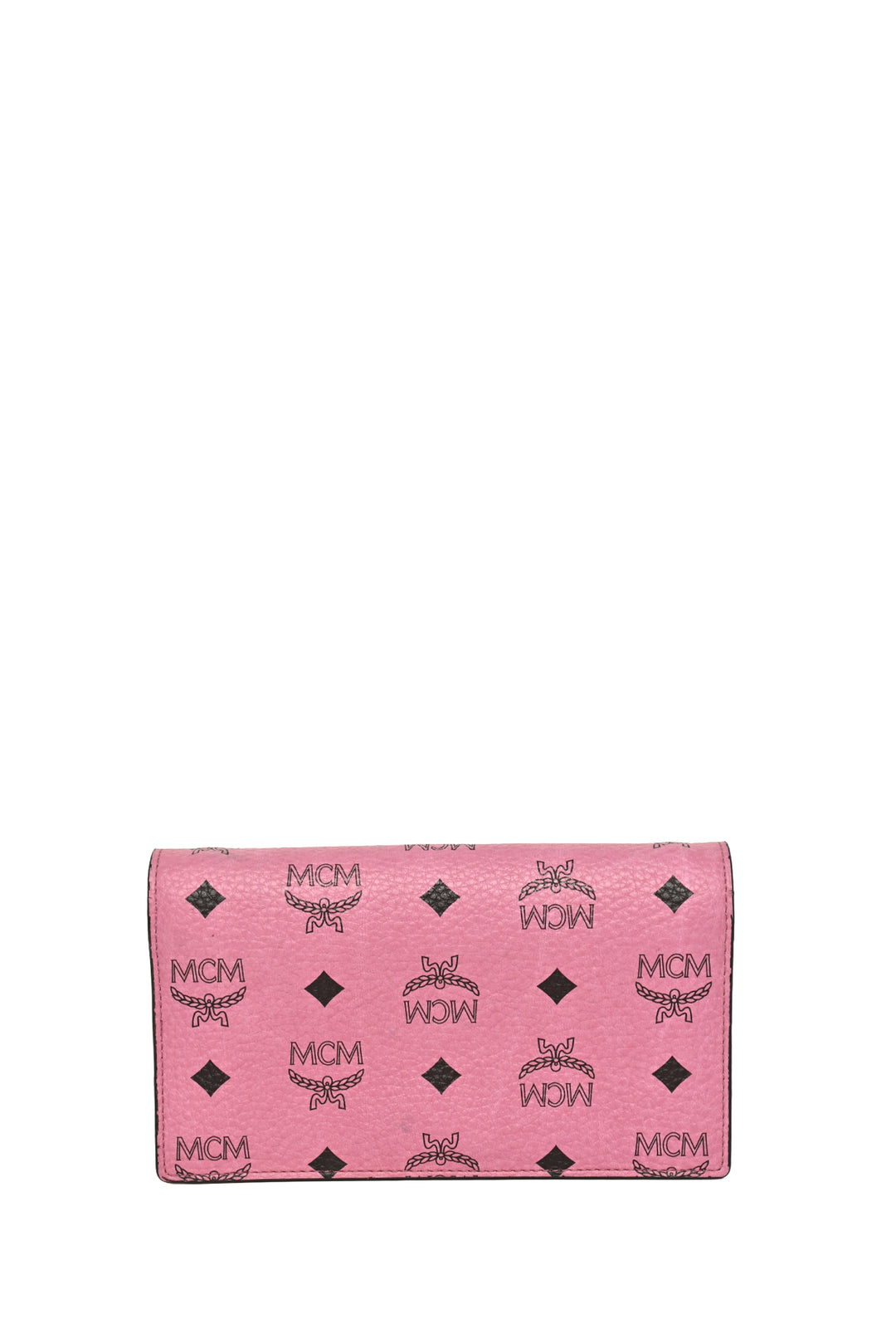 MCM Visetos Monogram Flap Wallet