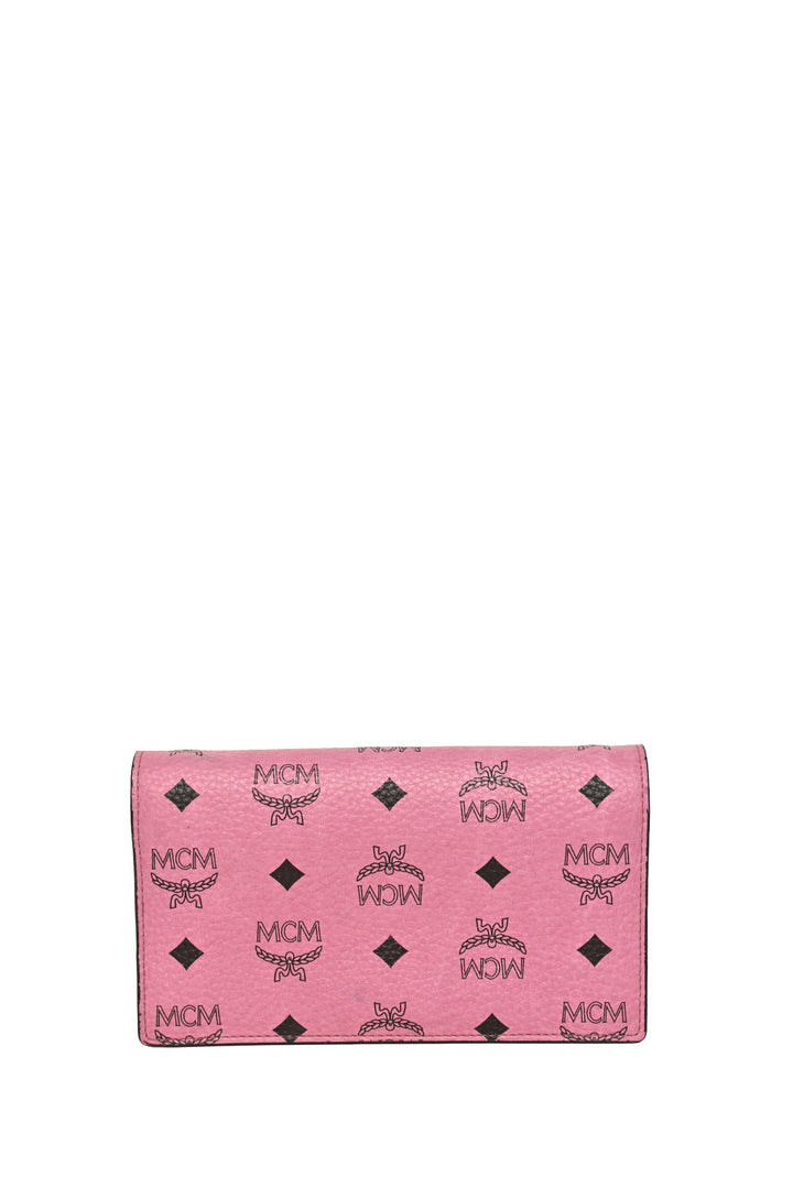MCM Visetos Monogram Flap Wallet
