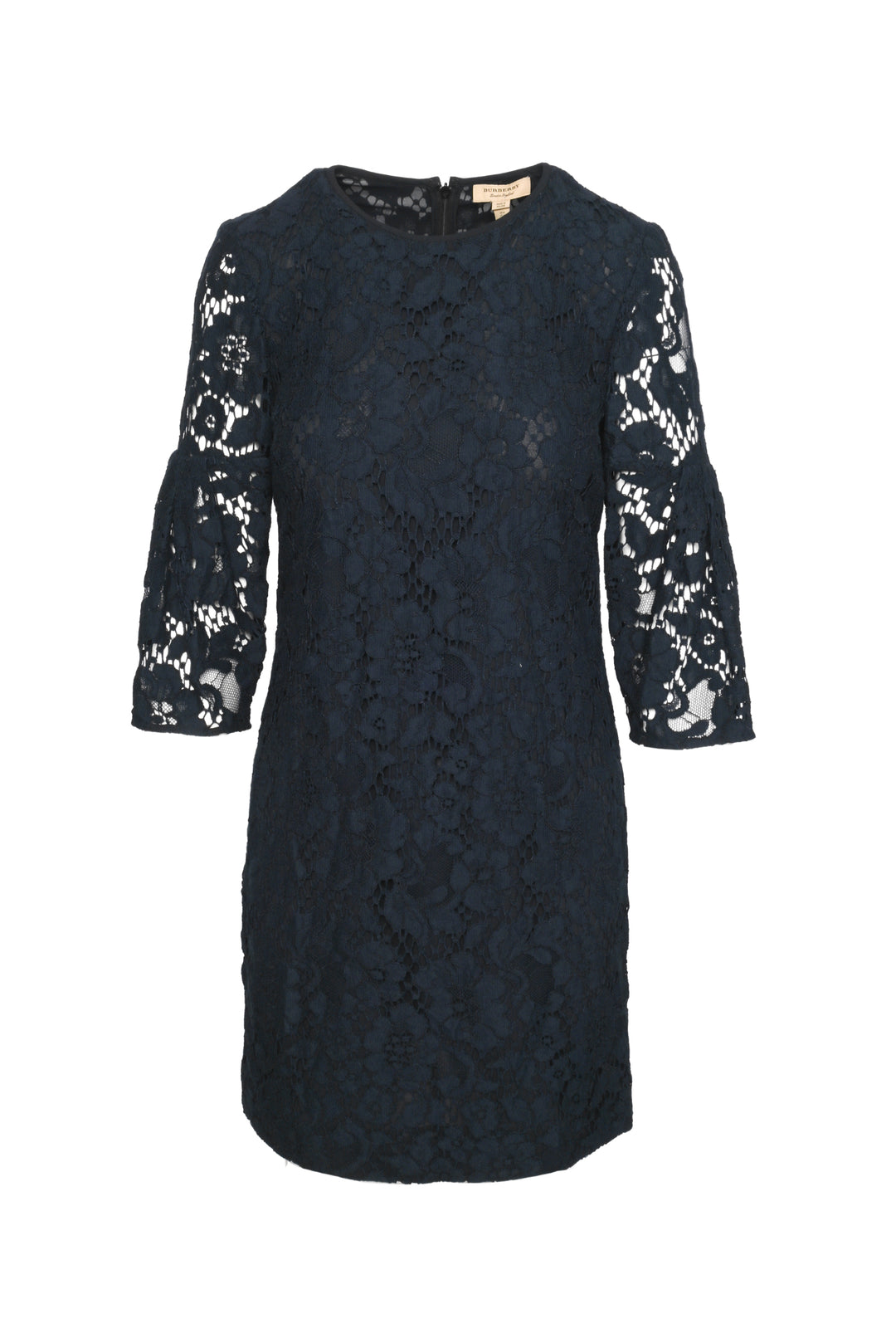 Burberry Size 4 Lace Quarter Sleeve Mini Dress