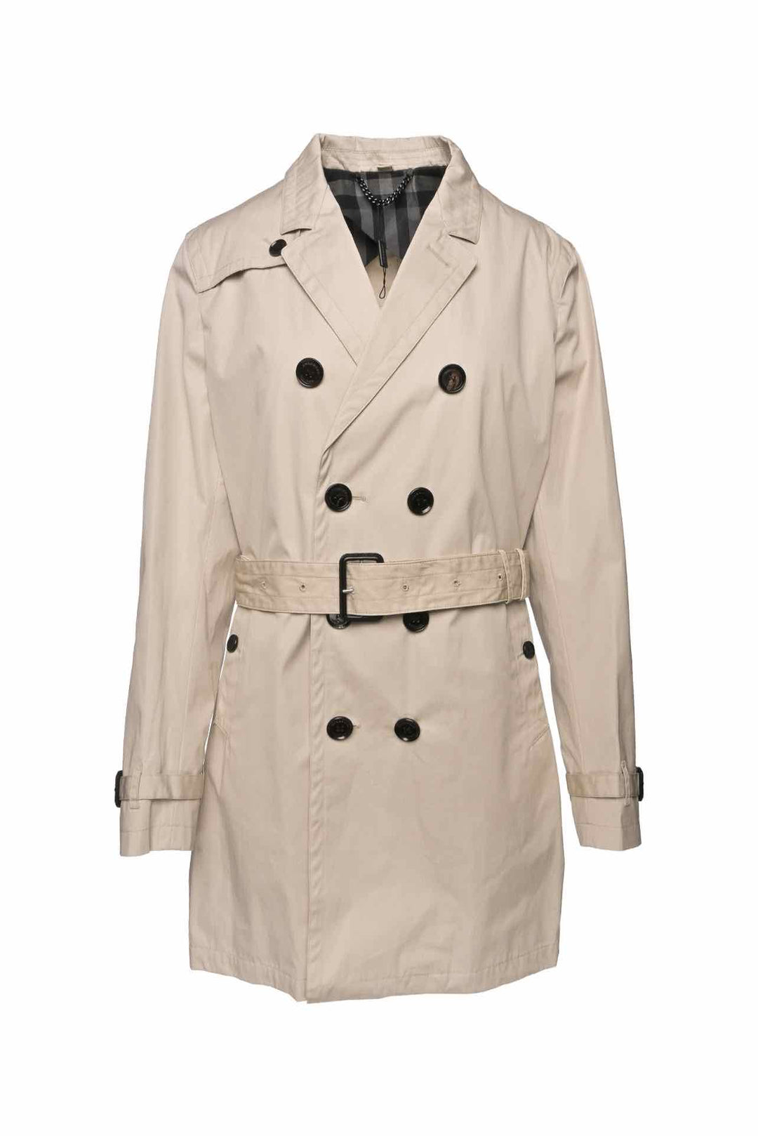 Burberry Size 42 Men's Mid Length Trench Coat