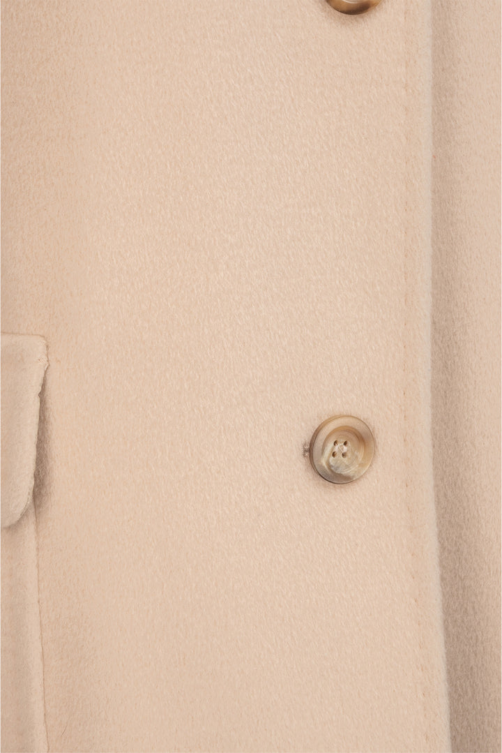 Max Mara Size 14 Wool Button Up Coat