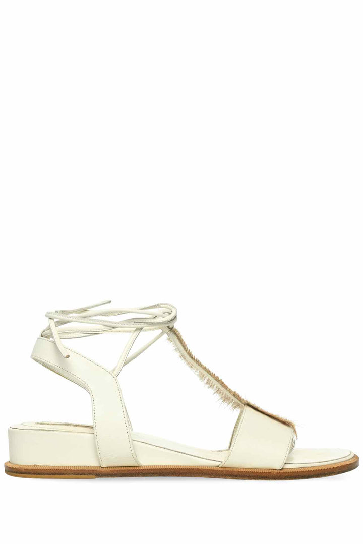 Dries Van Noten Size 39.5 Zebra Print Suede Mules