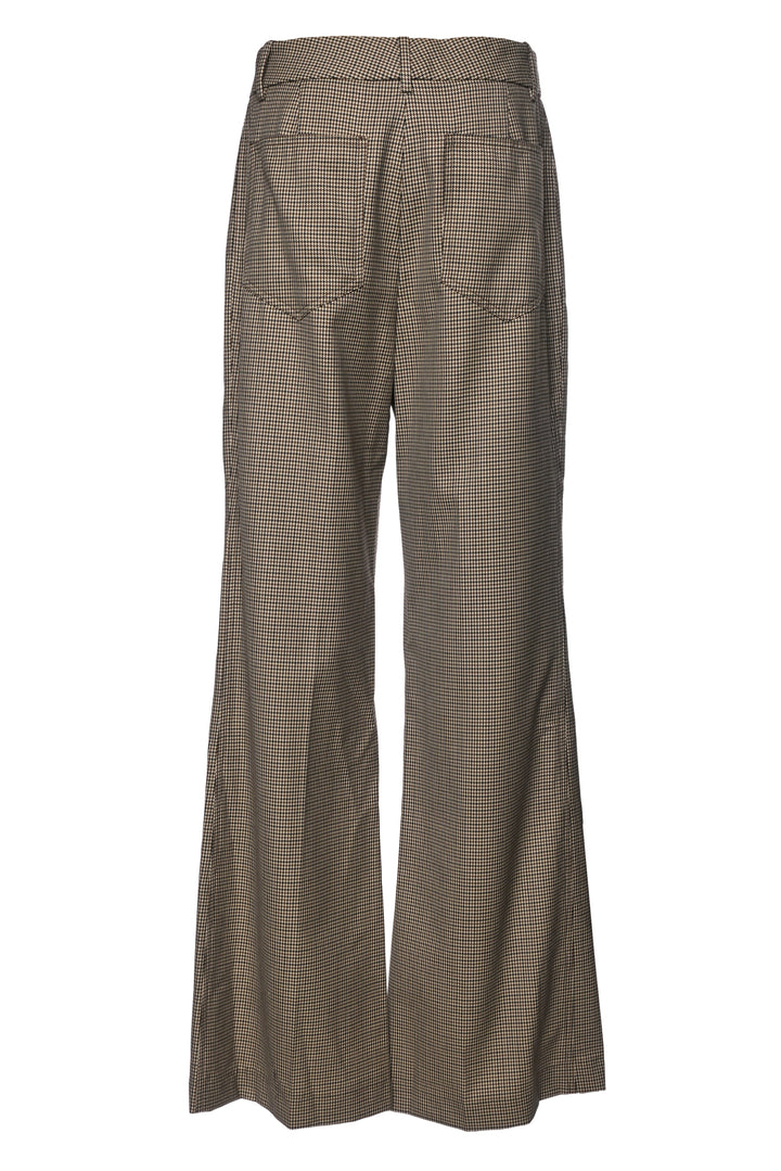 Nili Lotan Size 8 Christophe Houndstooth Pants
