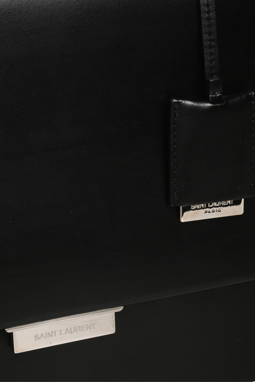Saint Laurent 2017 Leather Top Handle Babylone Satchel