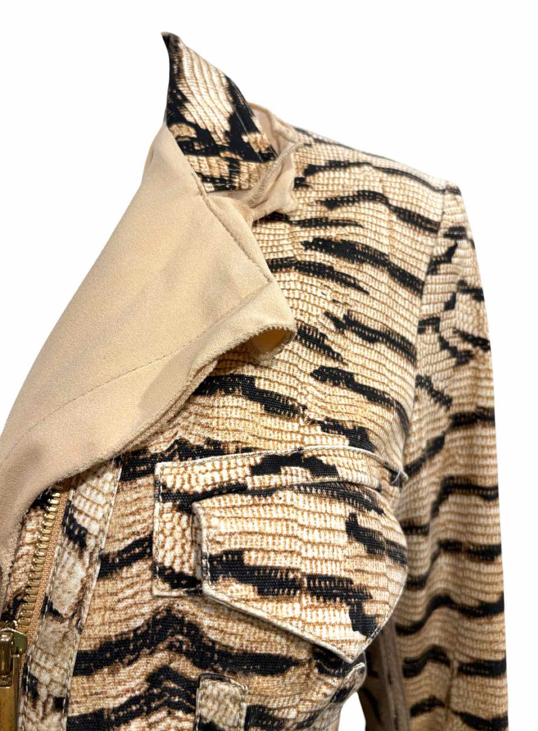 Roberto Cavalli Size M Animal Print Jacket
