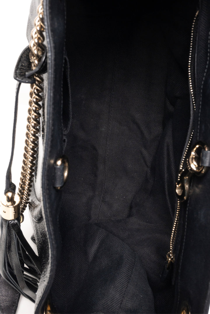 Gucci Medium Patent Soho Chain Shoulder Bag
