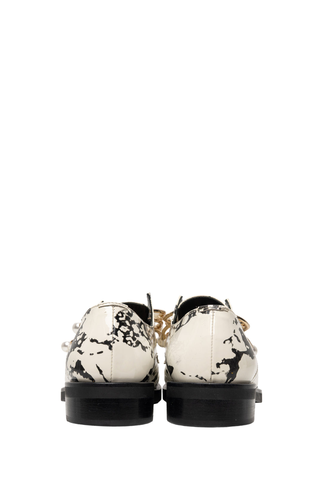 Coliac Size 37 Marble Pierced Slip On Oxford Flats