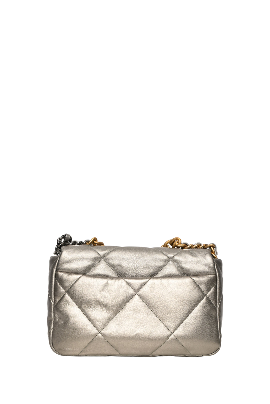 Chanel 2020 Small 2-Tone Quilted 'Chanel 19' Flap Bag