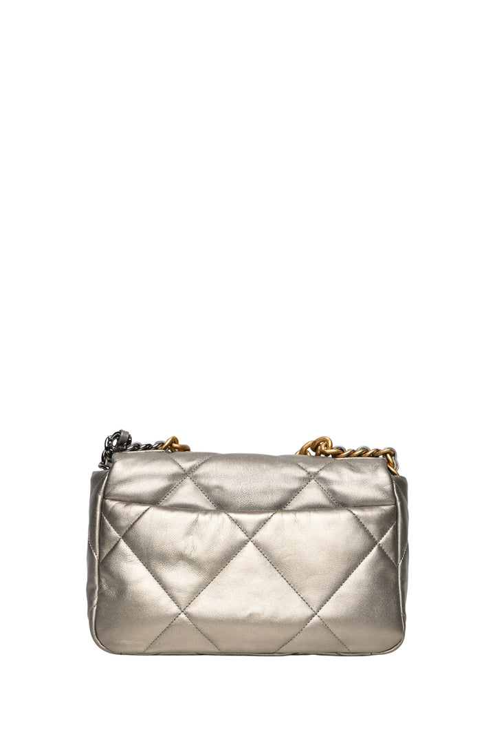Chanel 2020 Small 2-Tone Quilted 'Chanel 19' Flap Bag