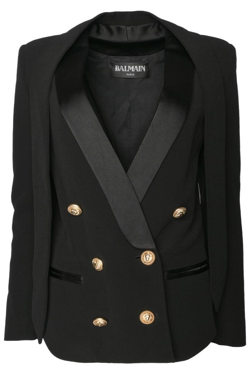Balmain Size 36 Tuxedo Jacket Blazer