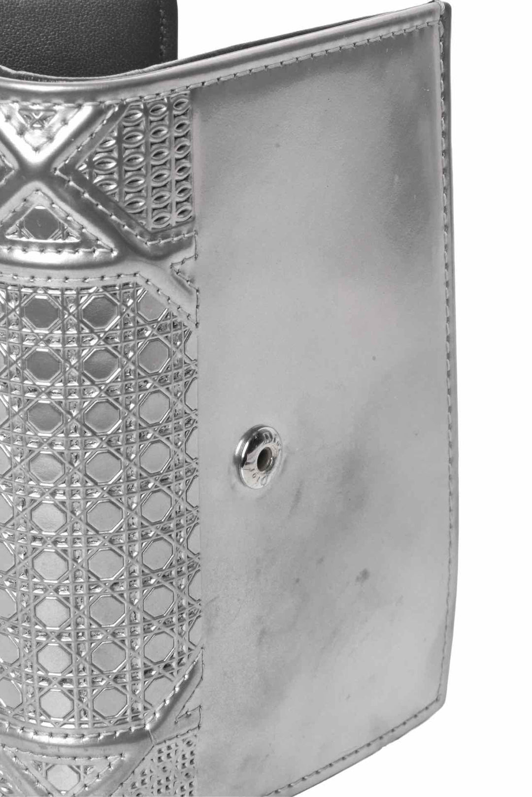 Dior 2016 Diorama Metallic Trifold Wallet