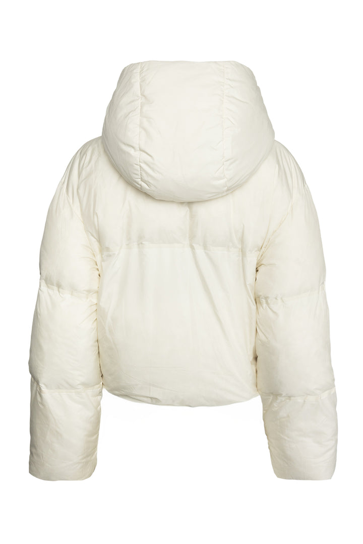 Prada Size XS Cropped Technical Down Jacket