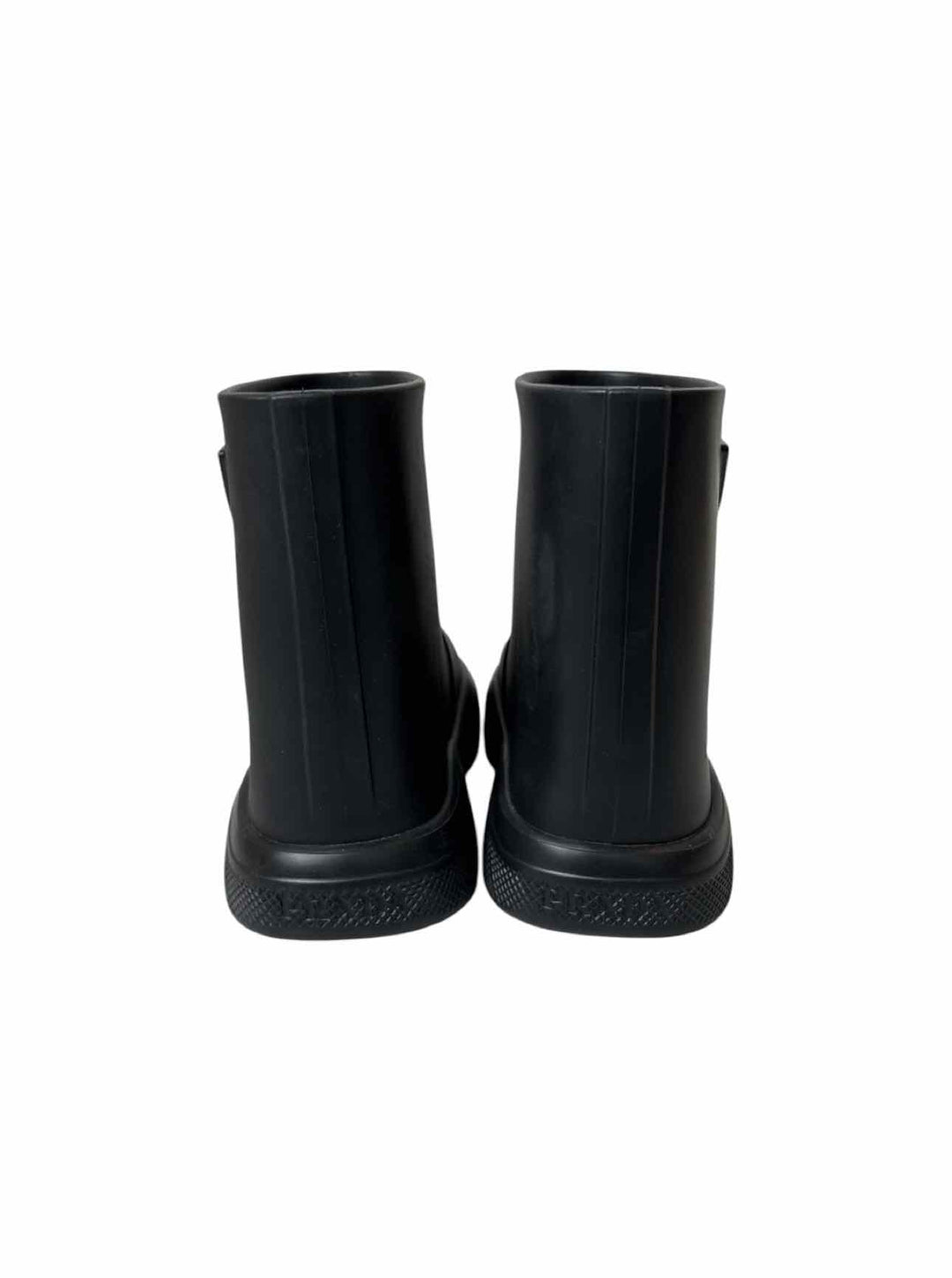 Prada Size 38 Mellow Rubber Ankle Boots