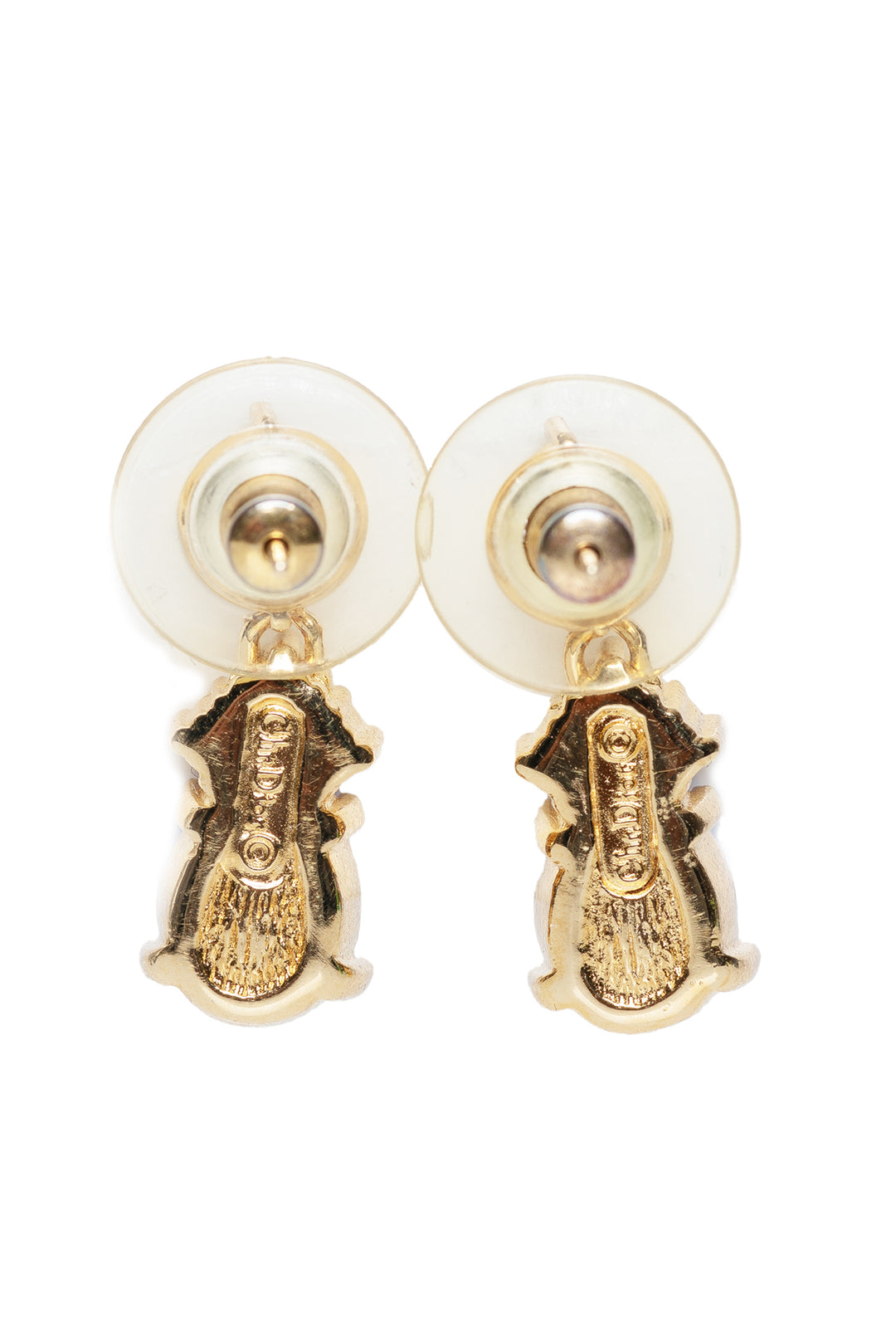 Christian Dior Crystal Drop Earrings