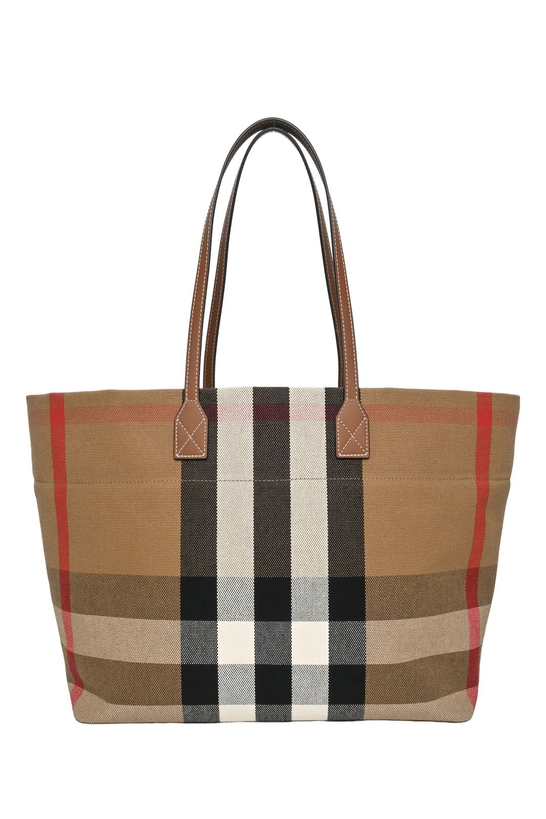 Burberry Medium Giant Check Canvas London Tote