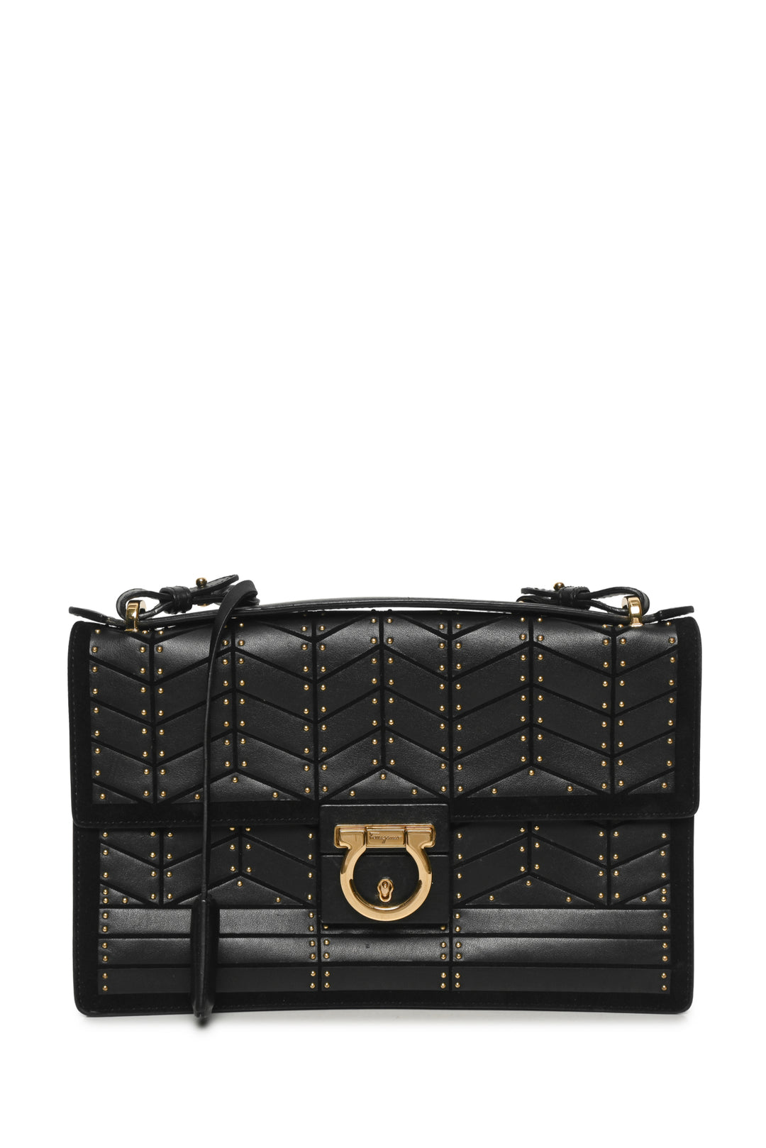 Salvatore Ferragamo Aileen Leather Shoulder Bag
