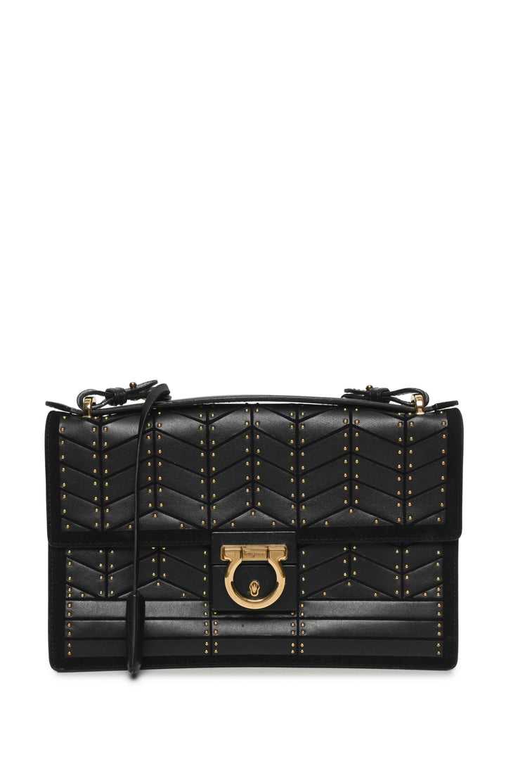 Salvatore Ferragamo Aileen Leather Shoulder Bag