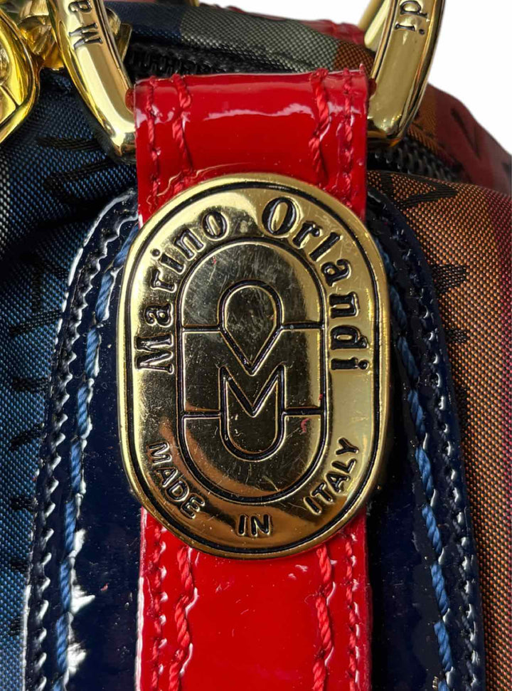 Marino Orlandi Striped Logo Purse