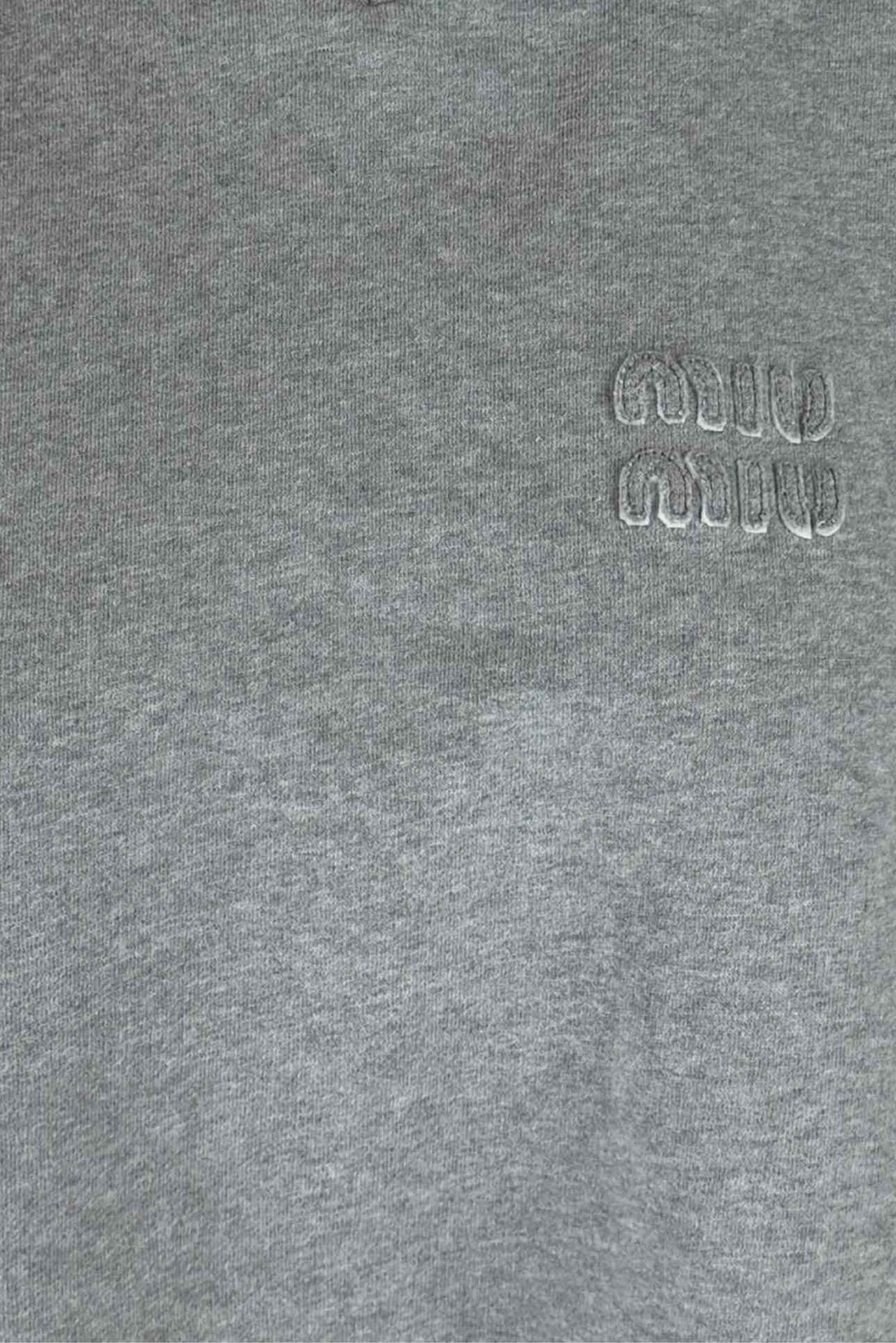 Miu Miu Size S 2022 Sleeveless Cropped Sweatshirt