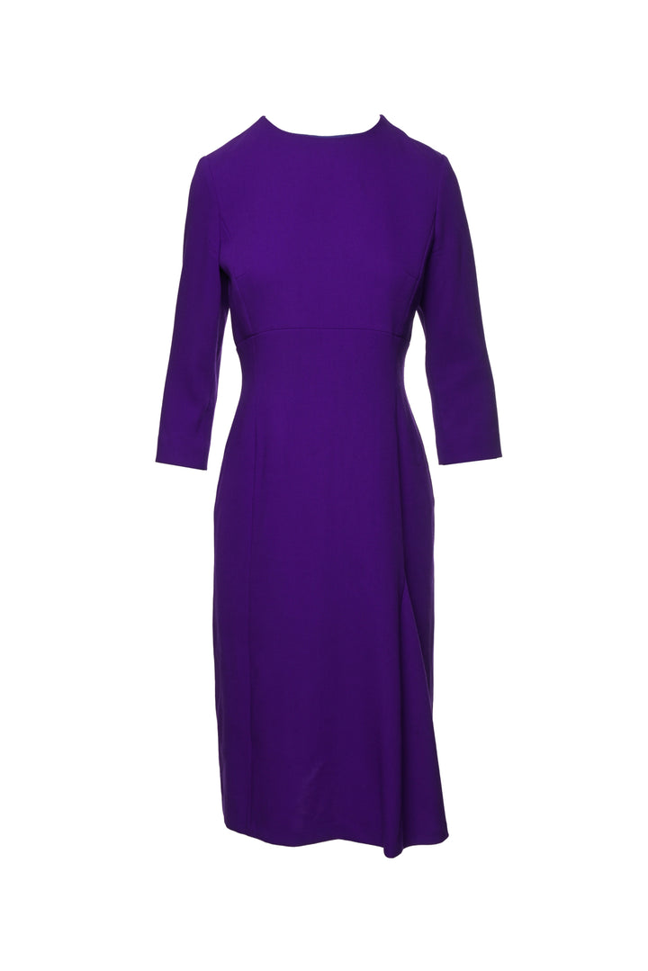 Escada Size 8 Wool Midi Dress