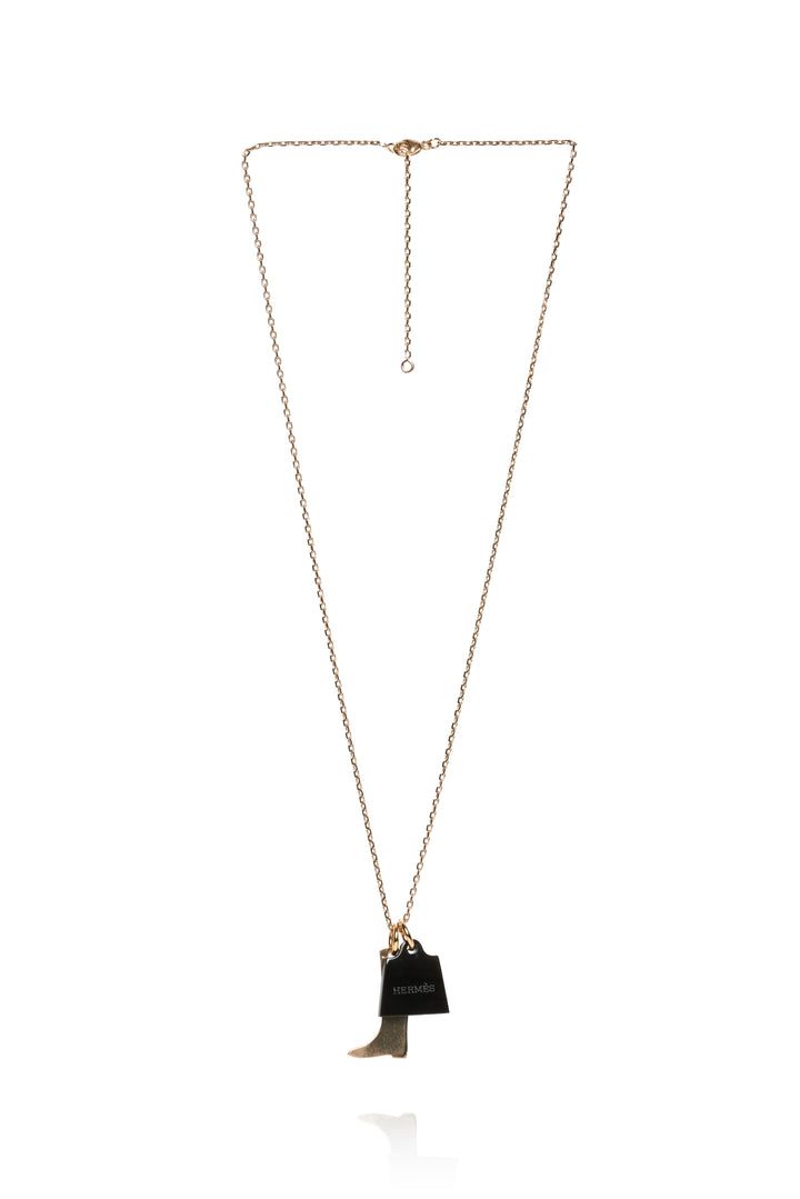 Hermes Amulette Maroquinier Necklace