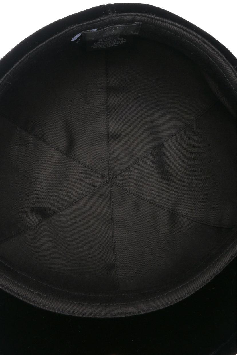 Chanel Size S Velvet CC Riding Cap